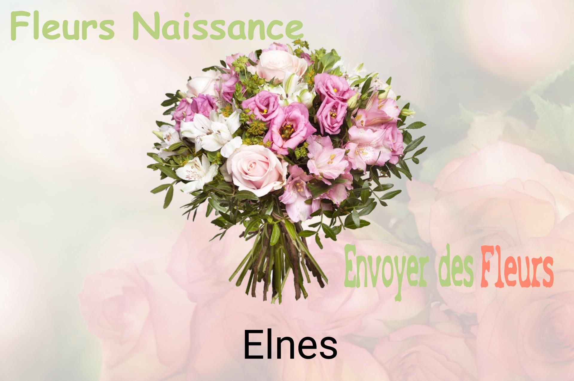 Bouquet de fleurs de naissance livré à Elnes